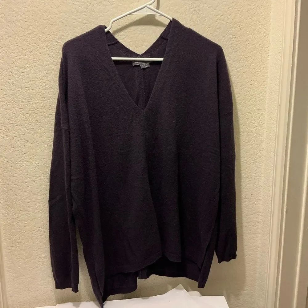 Vince Heathered V-Neck Sweater